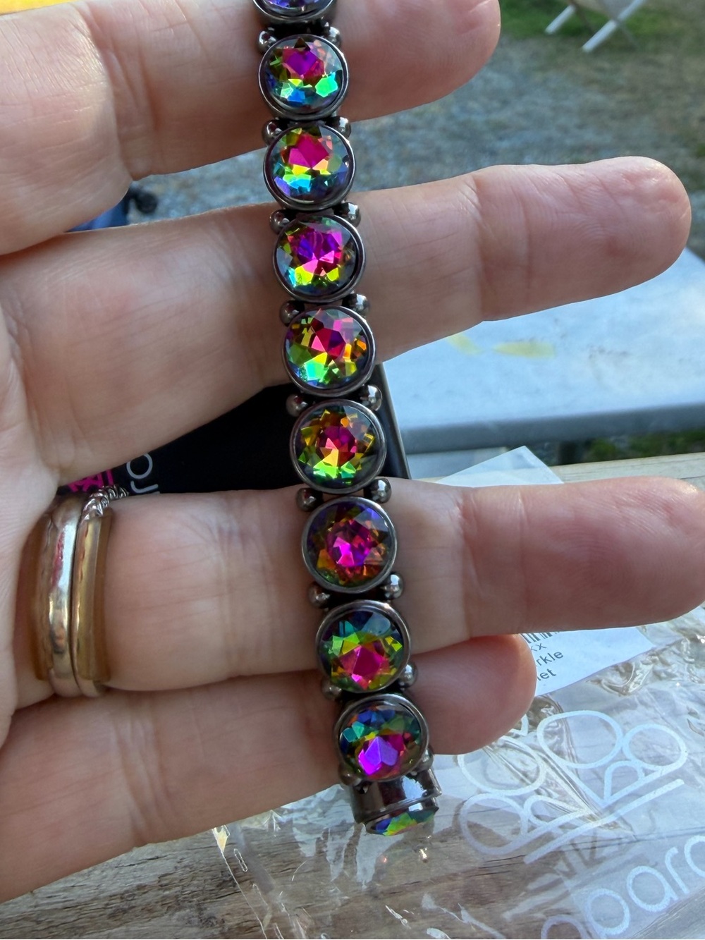 🍭Paparazzi Sugar-Coated Sparkle Oil Spill Bracelet🍭